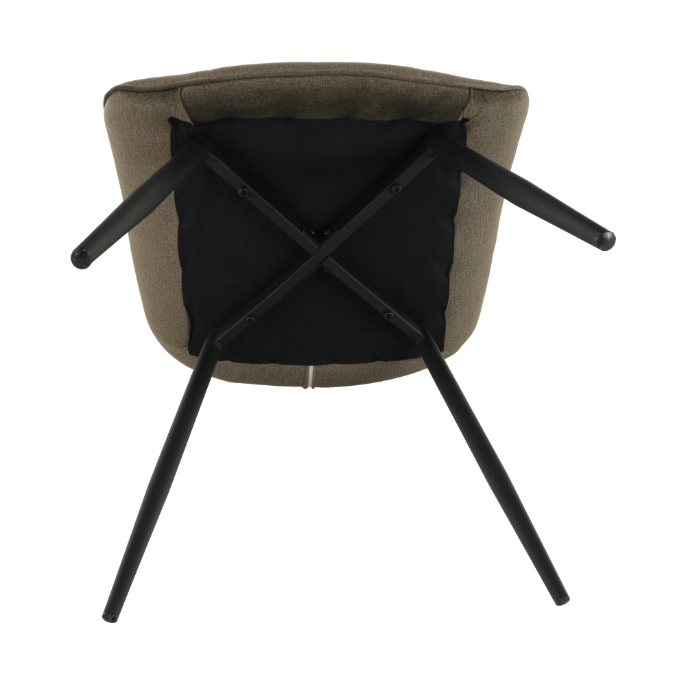 Scaun, gri maroniu taupe/negru, SARIN — imaginea 6
