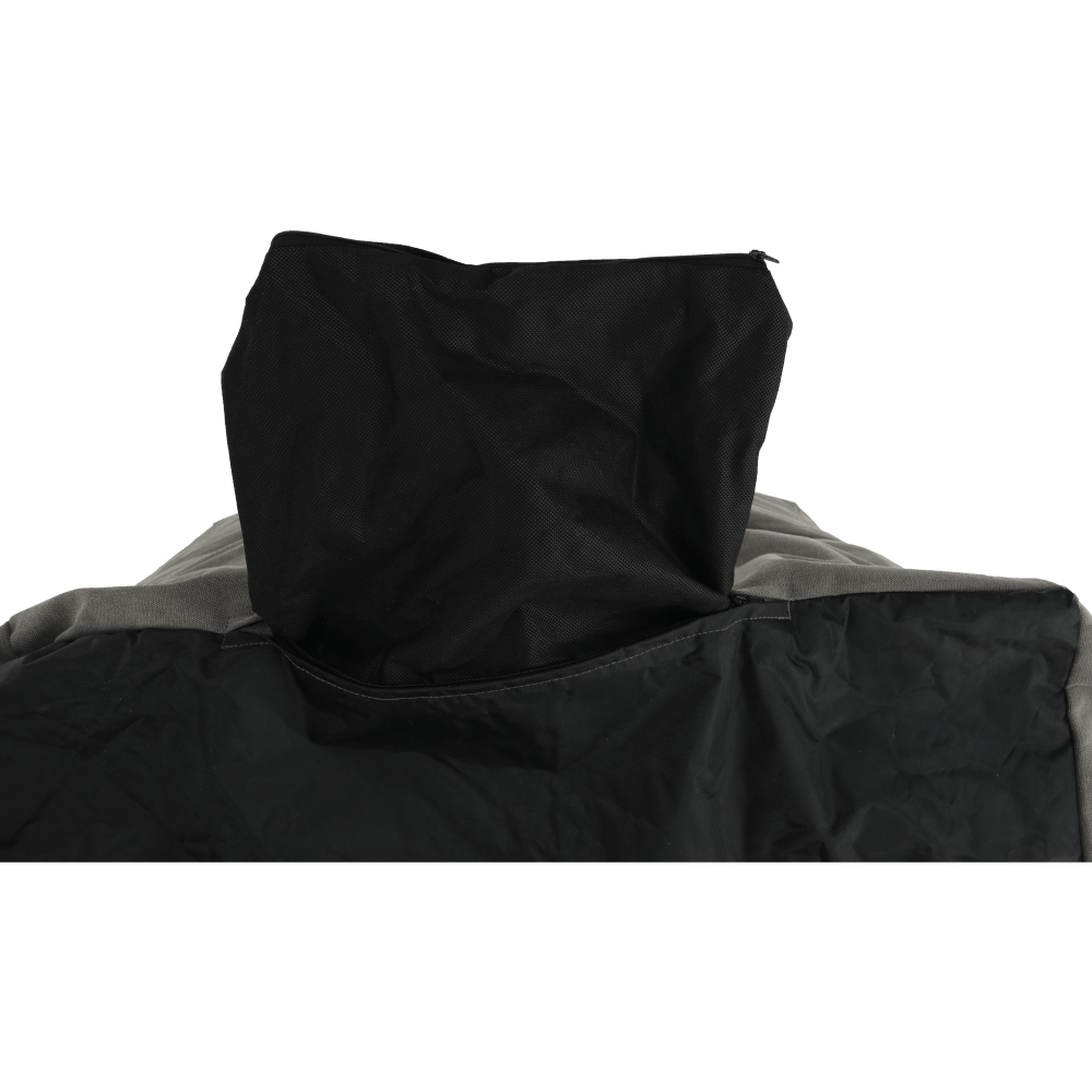 Fotoliu tip sac, material textil gri, URASON — imaginea 18