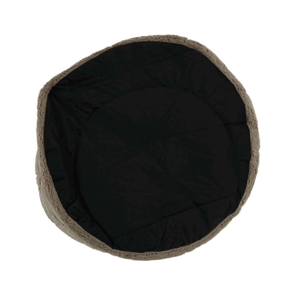 Fotoliu tip sac, material textil maro deschis, ALMERO — imaginea 15