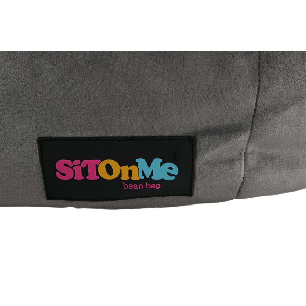 Fotoliu tip sac, material textil gri, BABY TIPUL 1 — imaginea 14