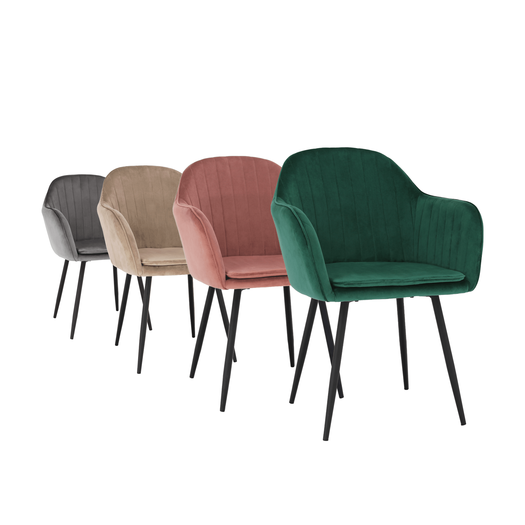 Fotoliu de design, catifea Velvet smarald, ZIRKON — imaginea 3