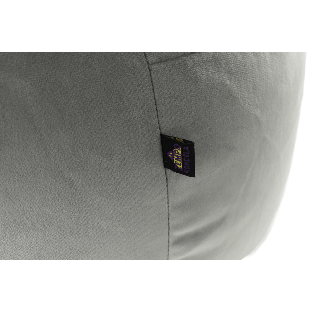 Fotoliu tip sac, material textil gri, BABY TIPUL 2 — imaginea 16