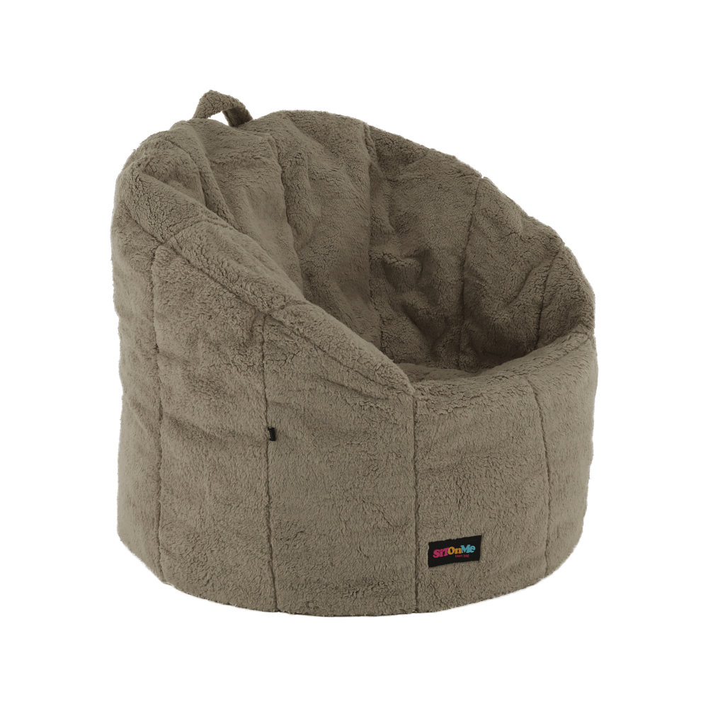 Fotoliu tip sac, material textil maro deschis, ALMERO — imaginea 16