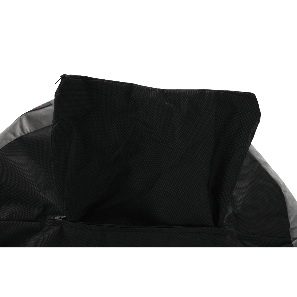 Fotoliu tip sac, material textil gri, BABY TIPUL 1 — imaginea 18