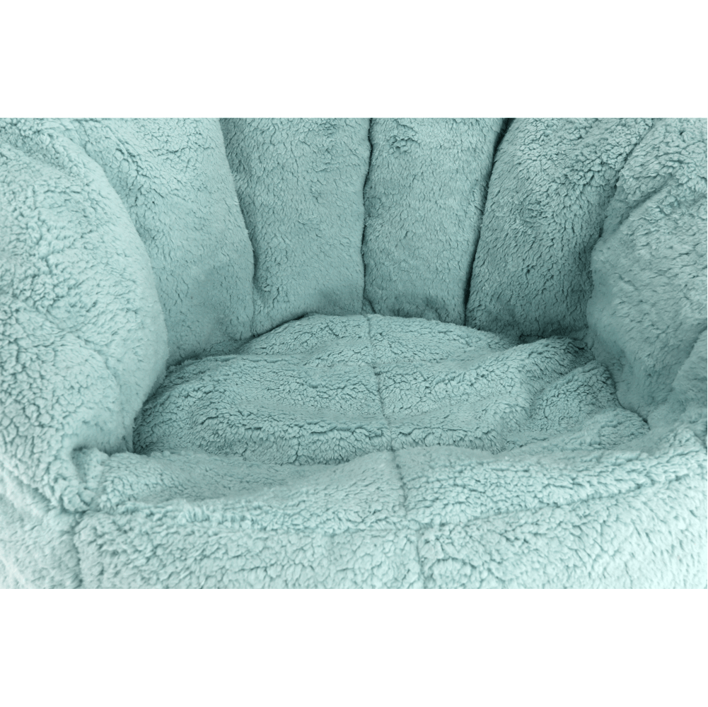 Fotoliu tip sac, material textil mentol, ALMERO — imaginea 16