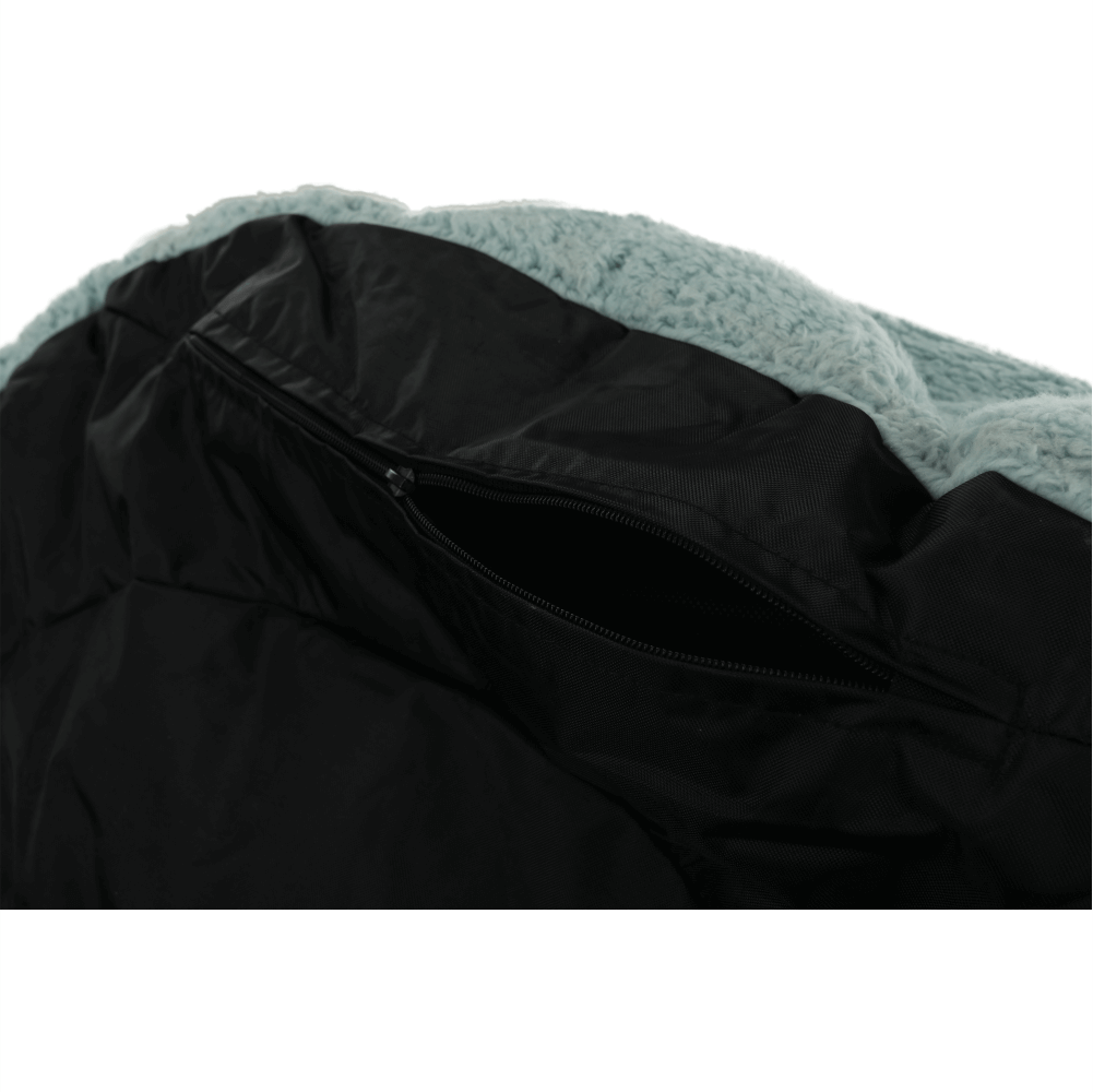 Fotoliu tip sac, material textil mentol, ALMERO — imaginea 19