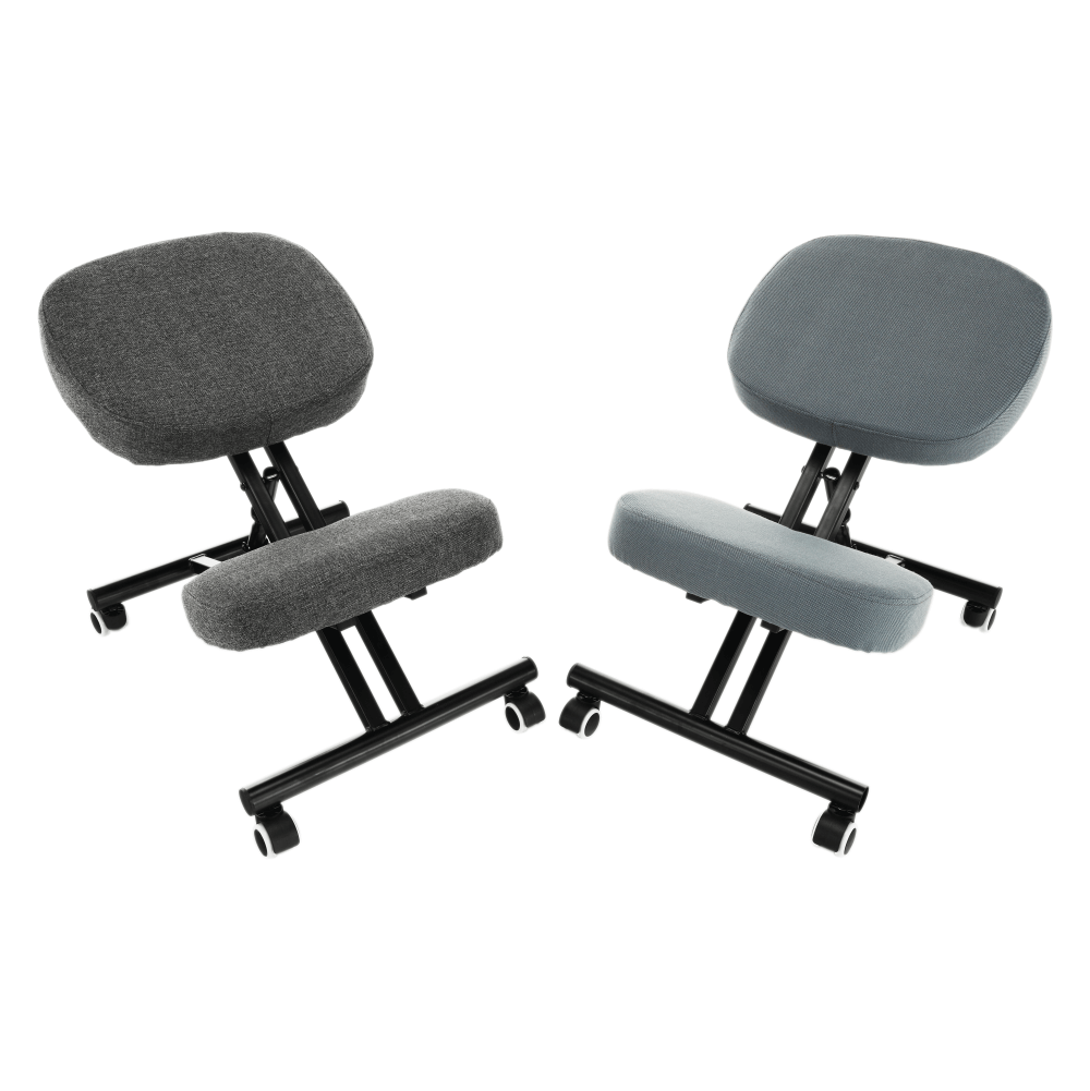 Scaun de ingenunchiere ergonomic, gri — imaginea 18