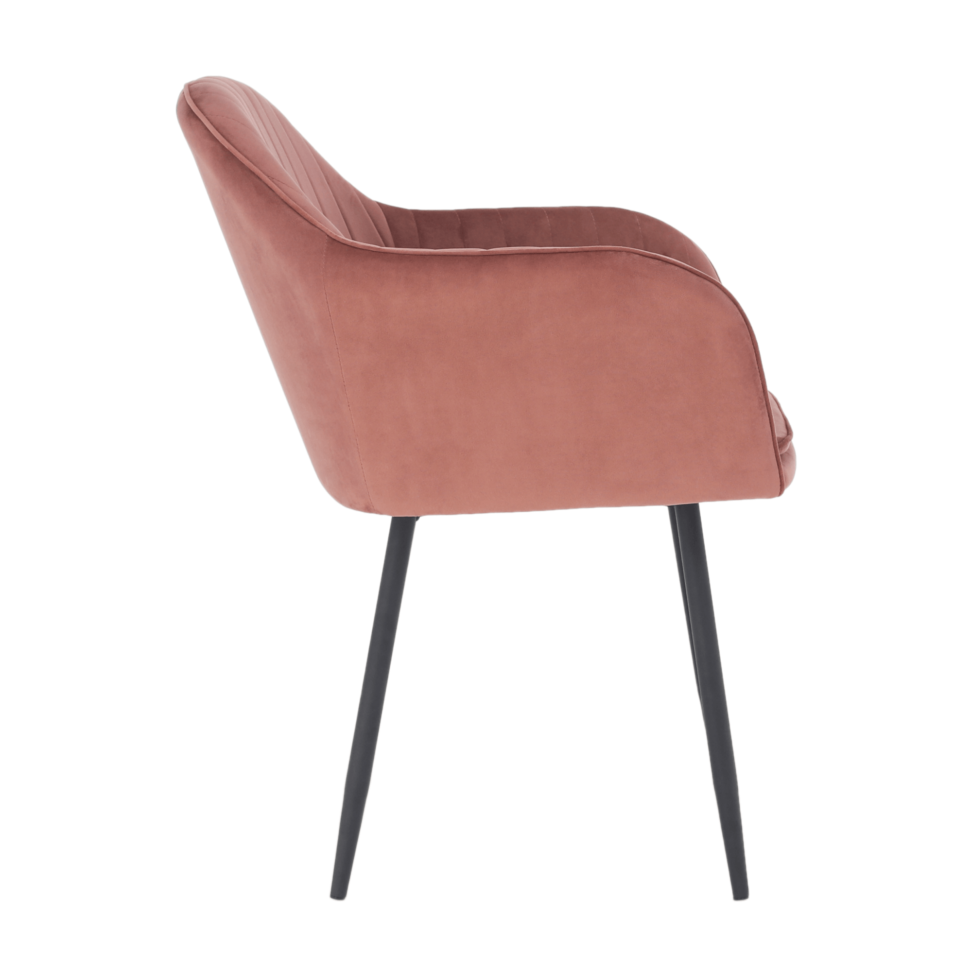 Fotoliu de design, catifea Velvet roz maroniu, ZIRKON — imaginea 7
