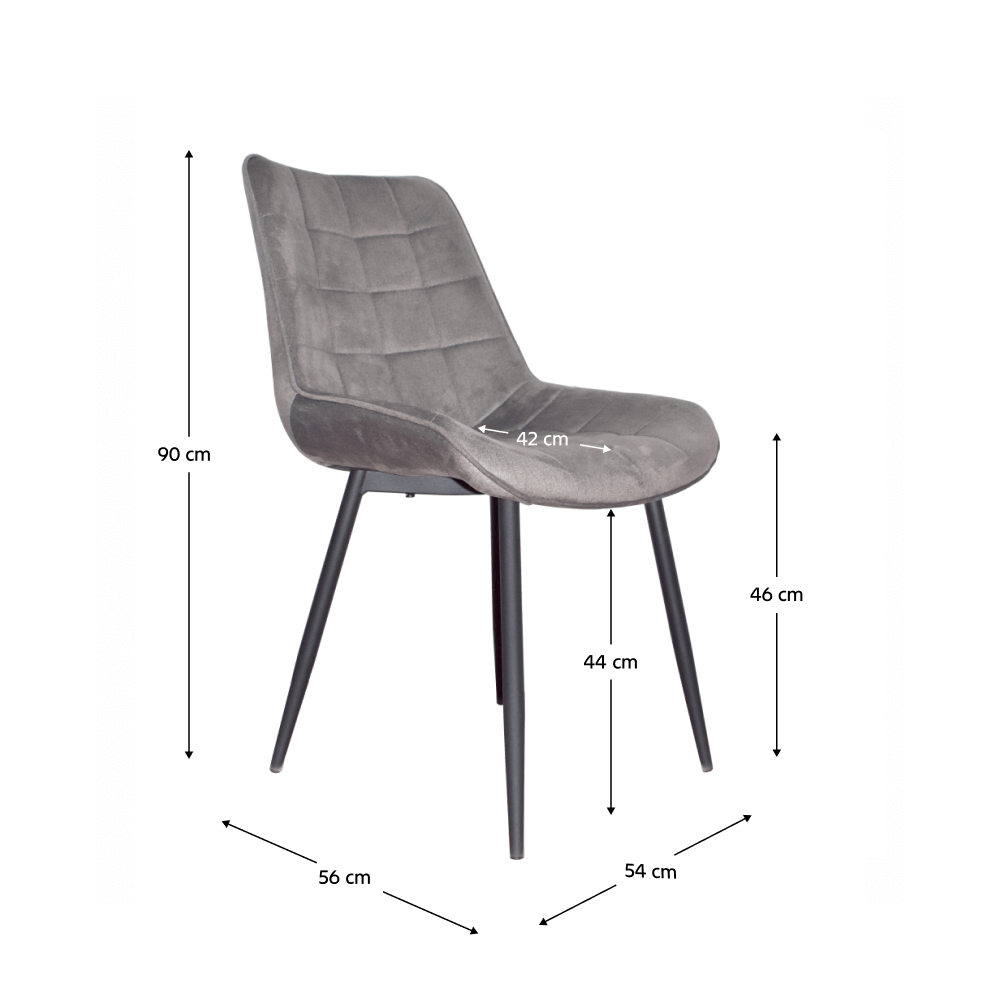 Scaun, gri/negru, SARIN — imaginea 15