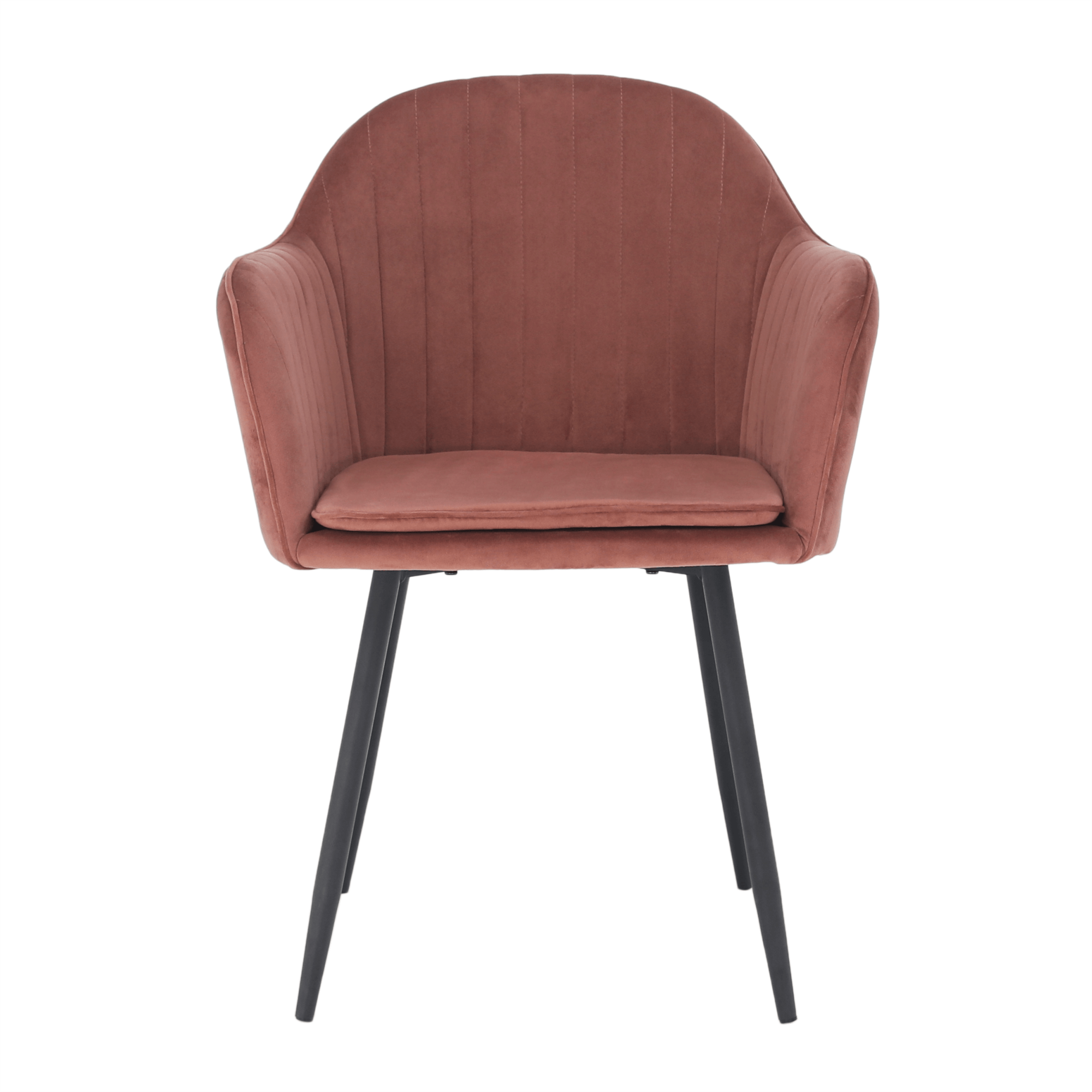 Fotoliu de design, catifea Velvet roz maroniu, ZIRKON — imaginea 8