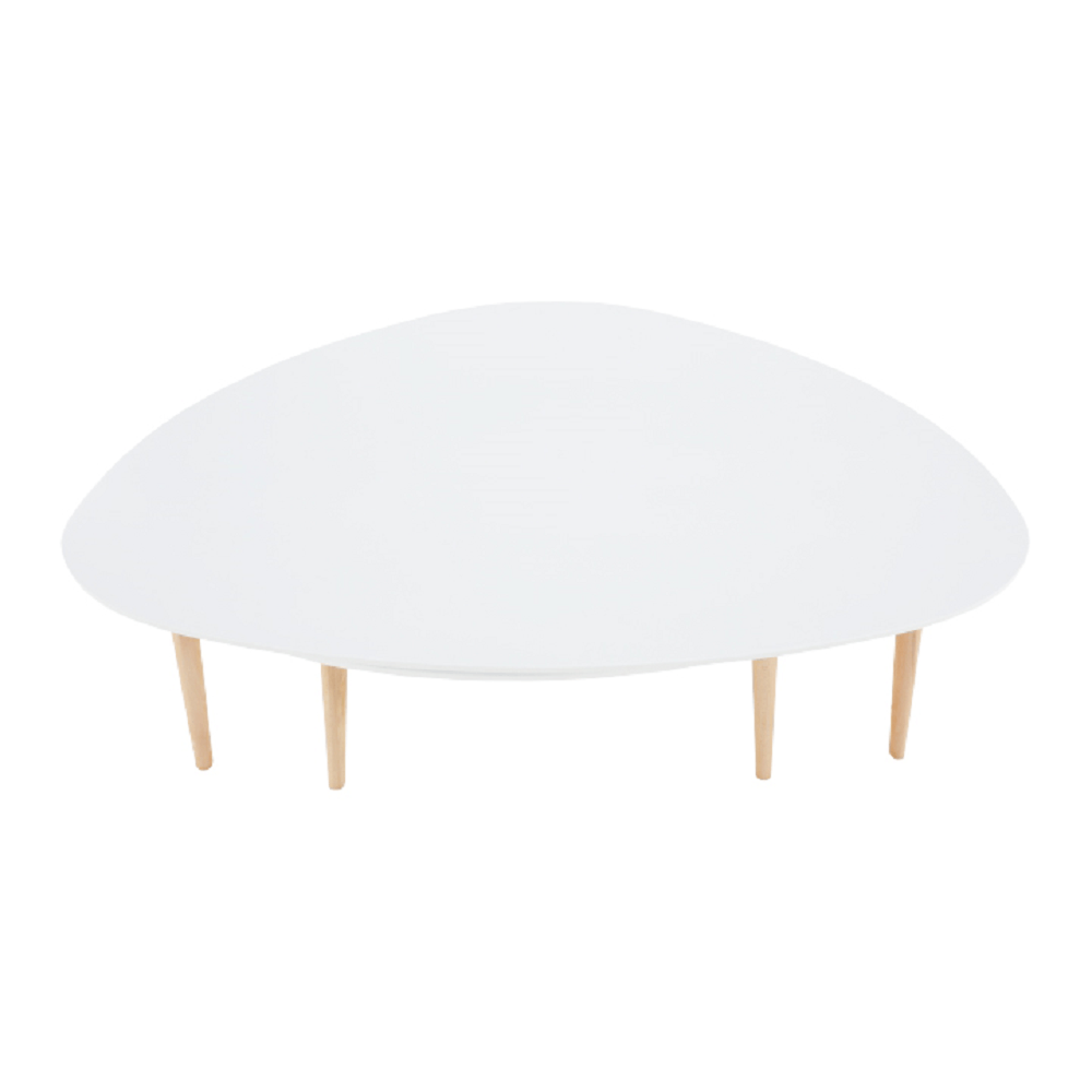 Set 2 masute de cafea, alb/fag, FOLKO NEW — imaginea 11