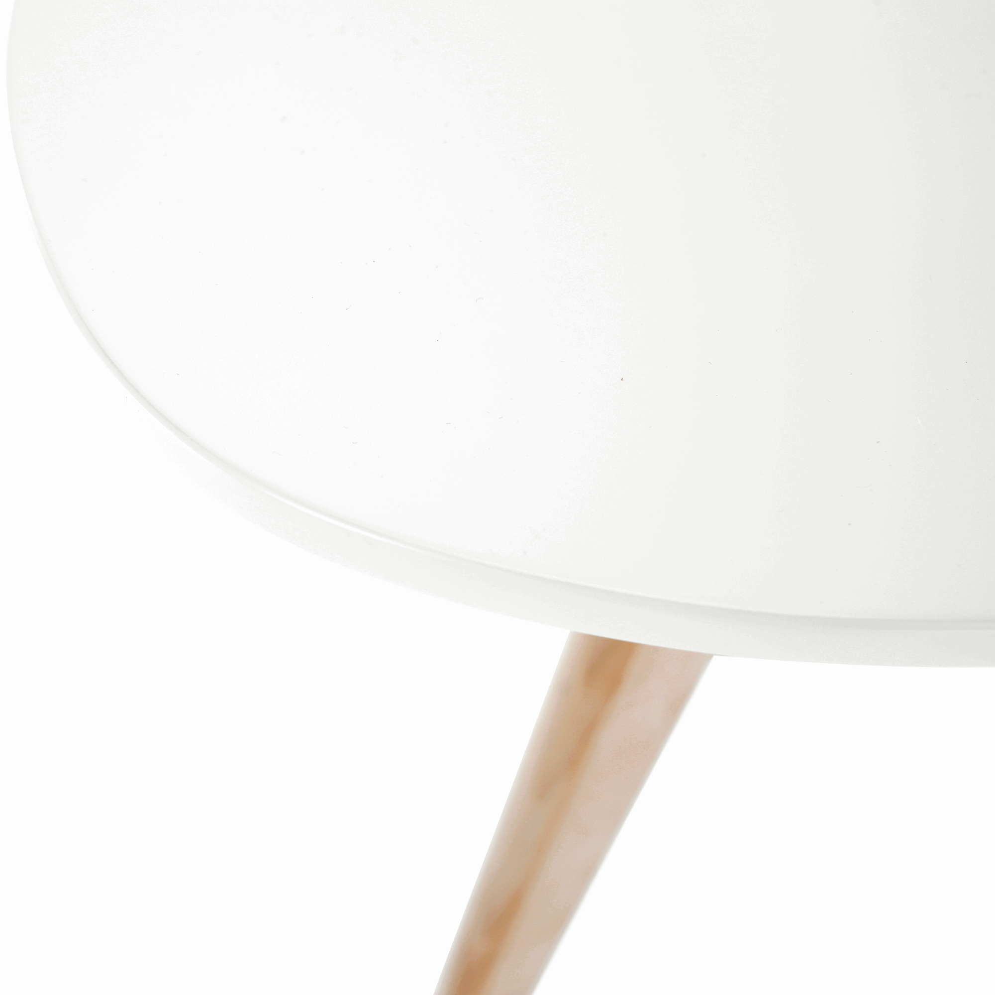 Masa dining, alba/natural, 120x80 cm, CYRUS 2 NEW — imaginea 9