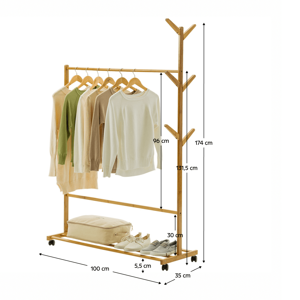Stander haine, bambus, latime 100 cm, VIKIR TYP 3 — imaginea 7