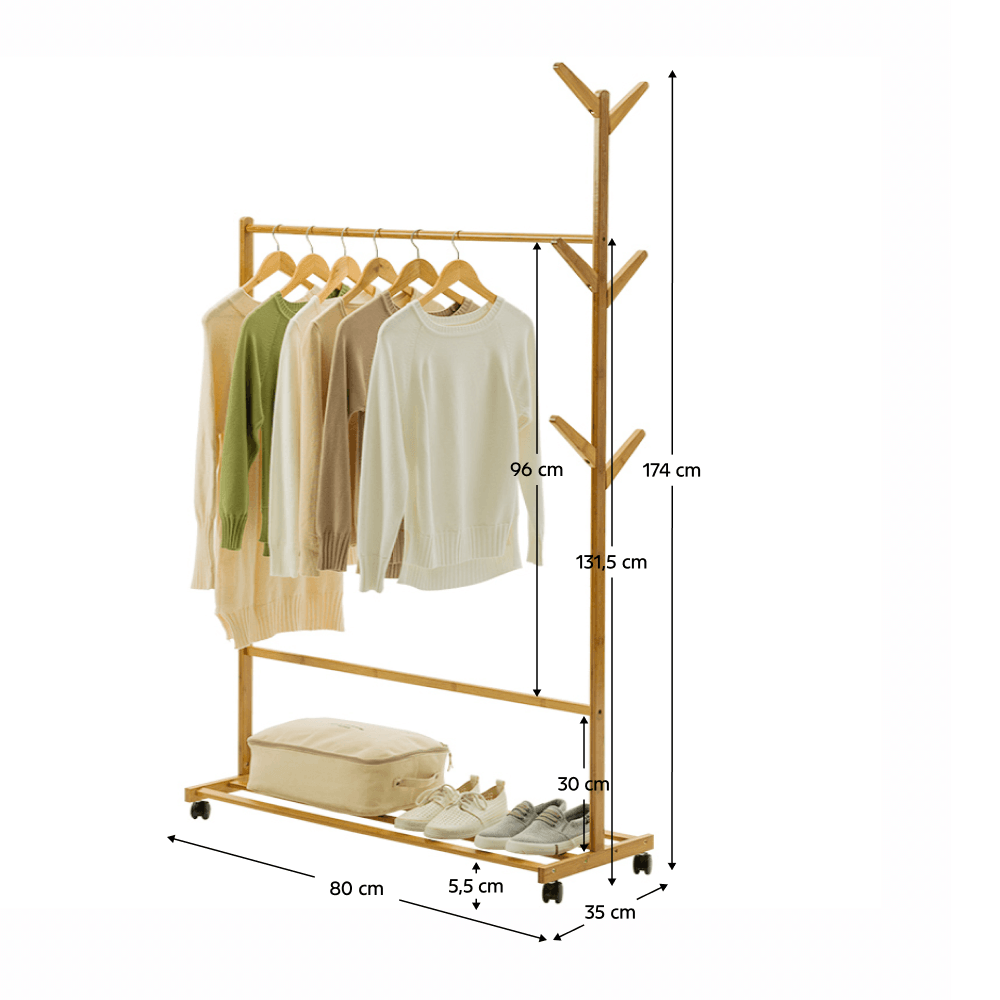 Stander haine, bambus, latime 60 cm, VIKIR TYP 2 — imaginea 8