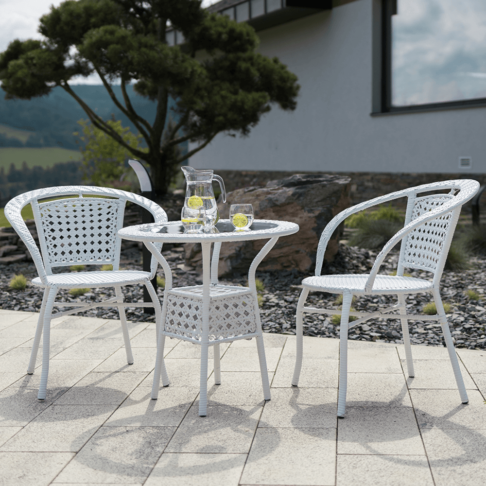 Set ratan de gradina1+2, alb, JENAR — imaginea 9