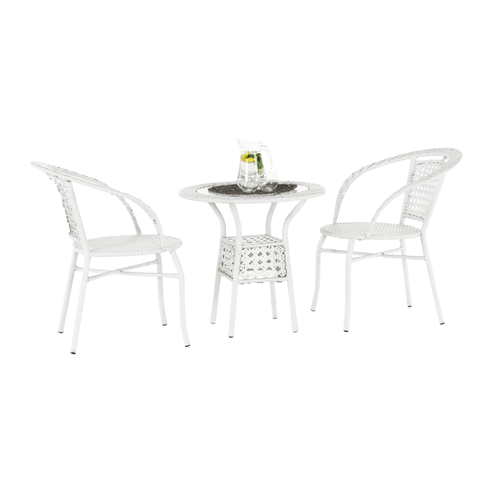 Set ratan de gradina1+2, alb, JENAR — imaginea 14