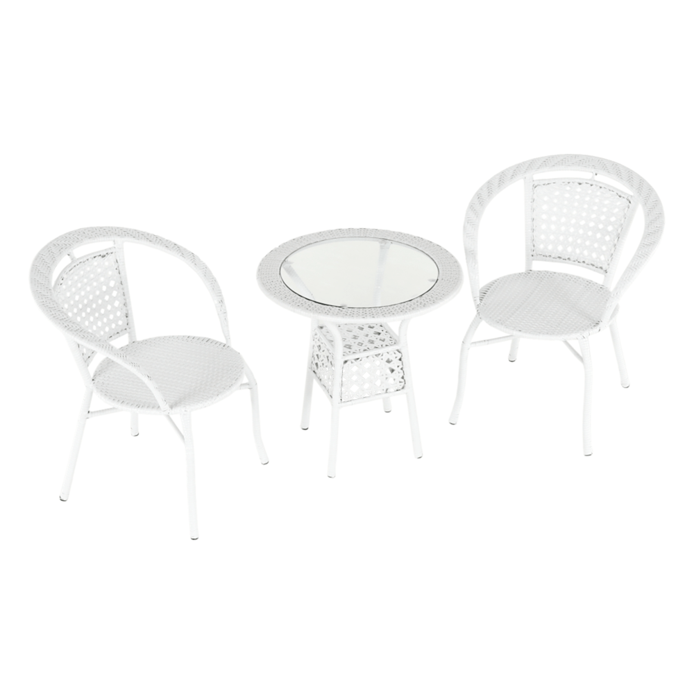 Set ratan de gradina1+2, alb, JENAR — imaginea 16