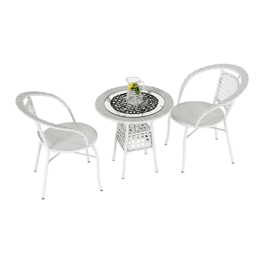 Set ratan de gradina1+2, alb, JENAR — imaginea 18