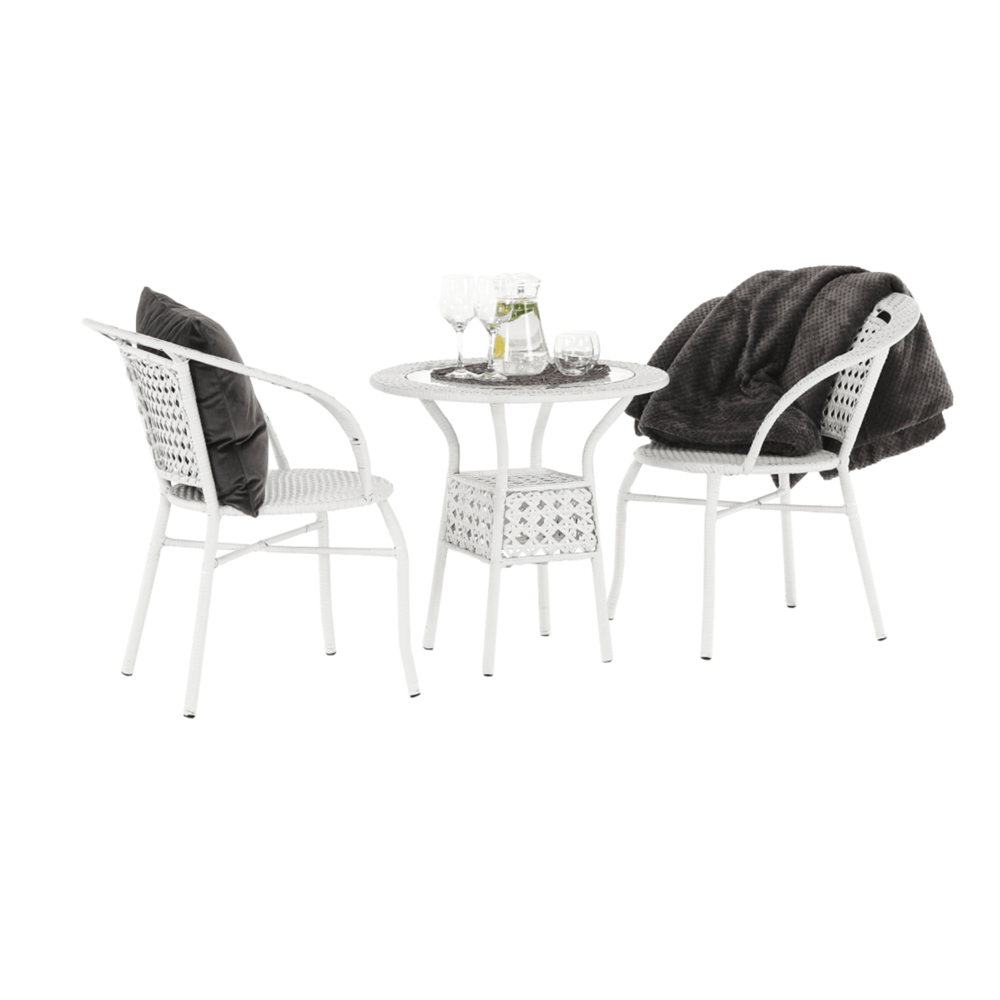 Set ratan de gradina1+2, alb, JENAR — imaginea 20