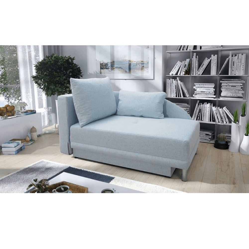 Canapea, albastru deschis, extensibila, de stanga, LAUREL — imaginea 7