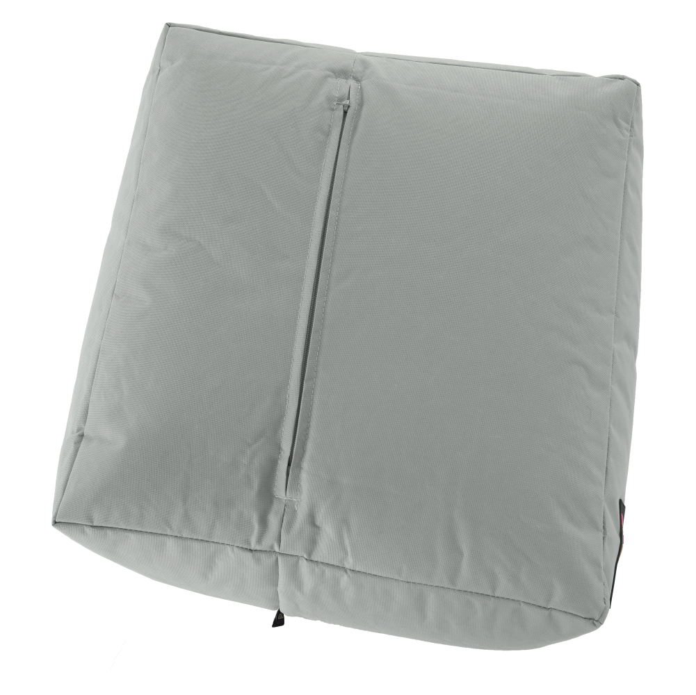 Fotoliu tip sac, gri/material textil verde, ALIMOR — imaginea 18
