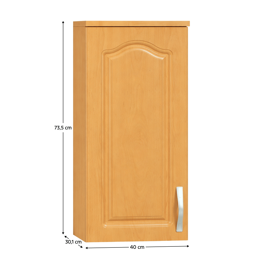 Cabinet de bucatarie, superior, stanga, anin, LORA MDF NEW KLASIK W40 / 735 — imaginea 3