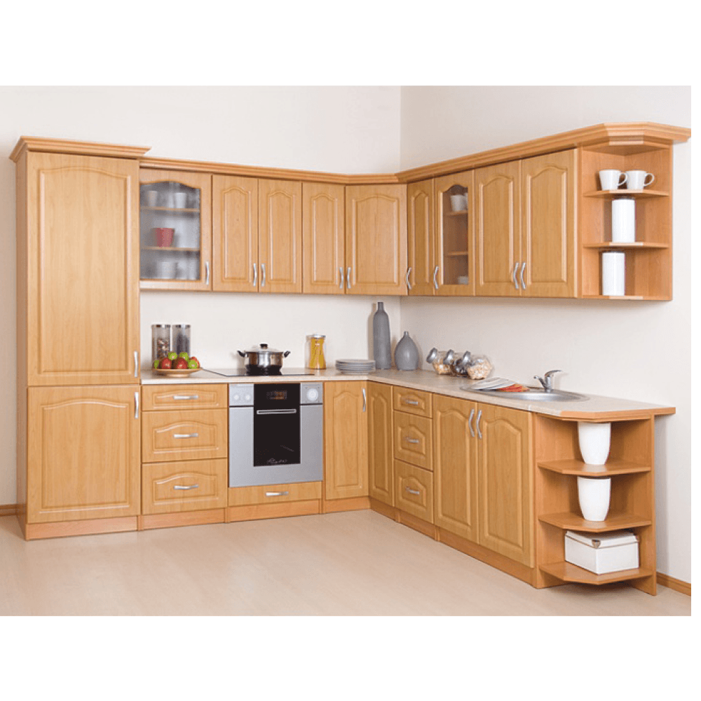 Cabinet de bucatarie, inferior, stanga, anin, LORA MDF NEW KLASIK S90/90 — imaginea 4