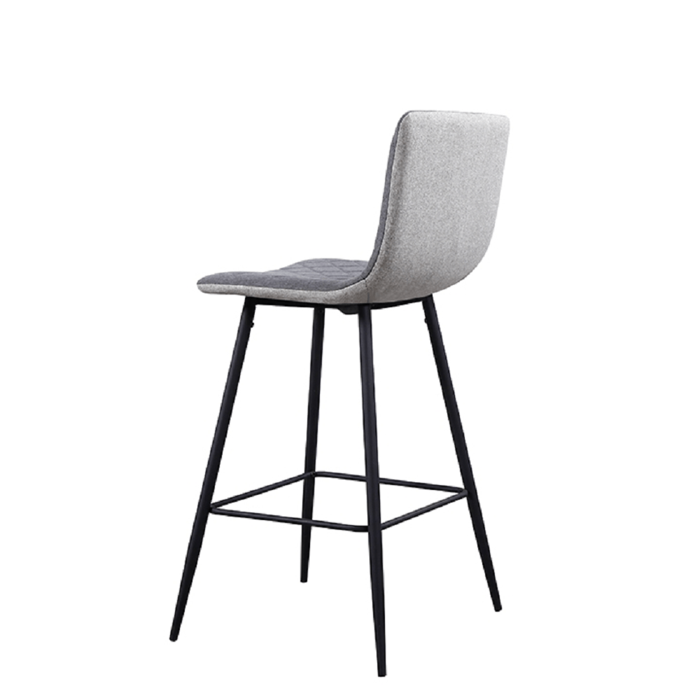 Scaun bar, gri deschis / gri / negru, TORANA — imaginea 2