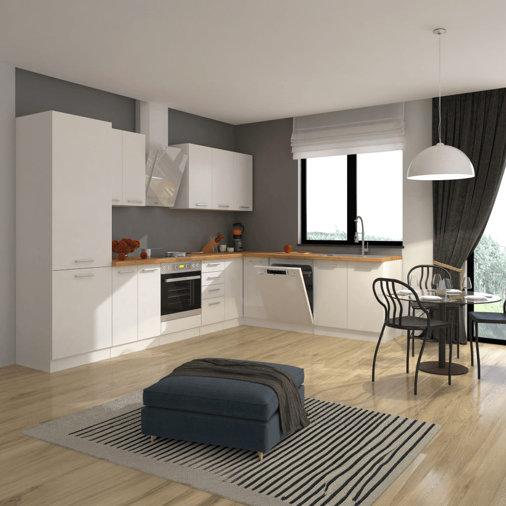 Dulap pentru chiuveta, alb, SPLIT 80 ZL 2F BB — imaginea 16