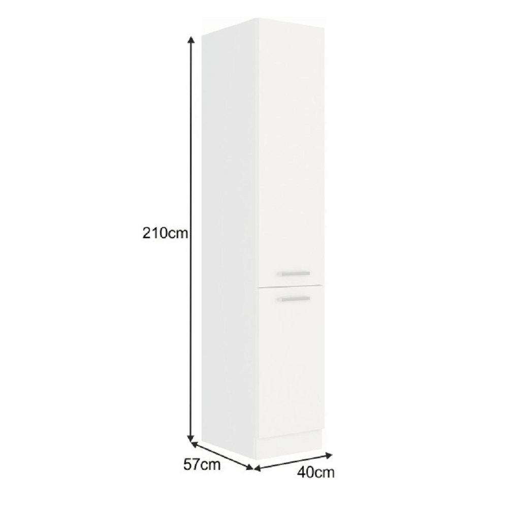 Dulap inalt, alb, SPLIT 40 DK-210 2F — imaginea 2