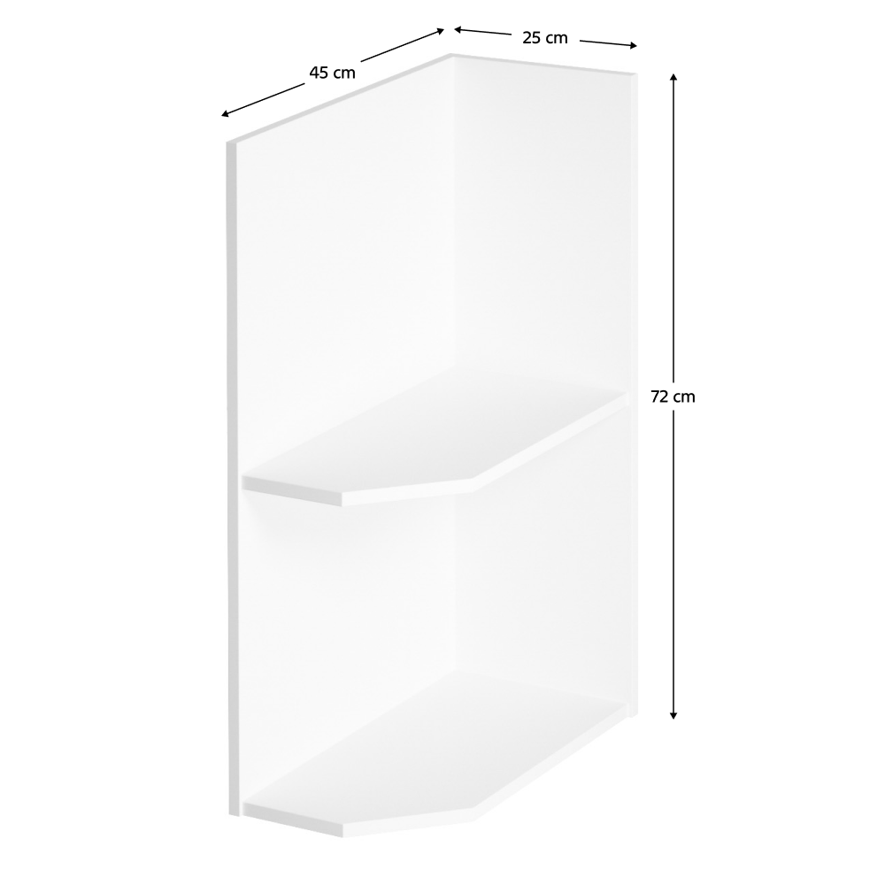 Dulap inferior, alb, de dreapta AURORA D25PZ — imaginea 3