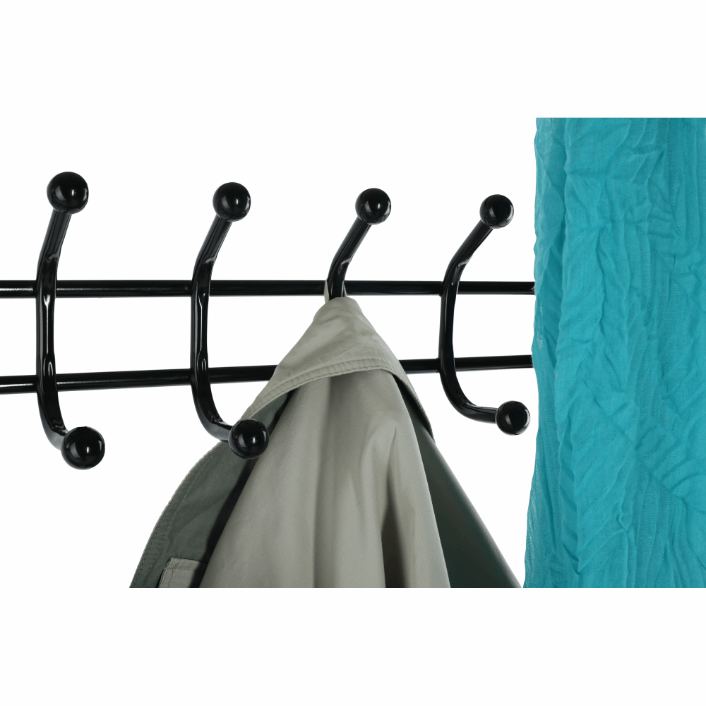 Cuier cu dulap pt. incaltaminte, metal negru, BARNUM — imaginea 9