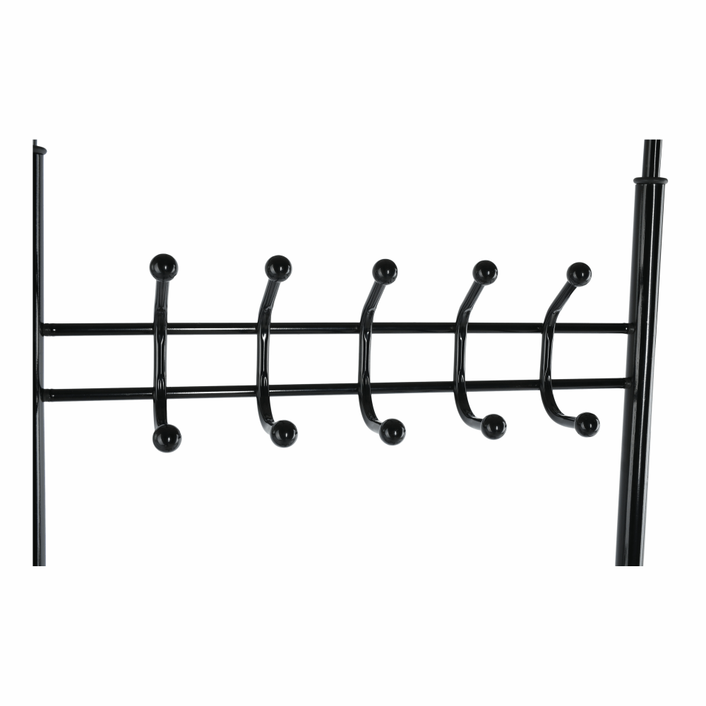 Cuier cu dulap pt. incaltaminte, metal negru, BARNUM — imaginea 13