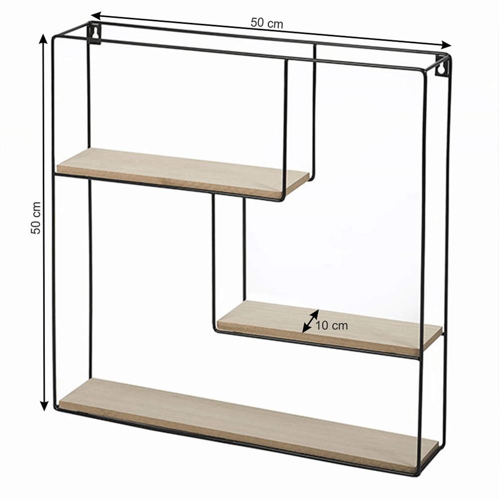 Raft, natural/negru, DESIO TYPUL 1 — imaginea 2