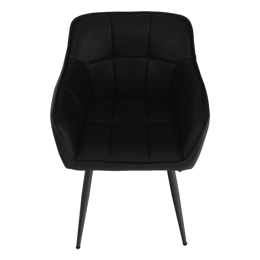 Fotoliu de design, negru, TOPAZ — imaginea 6