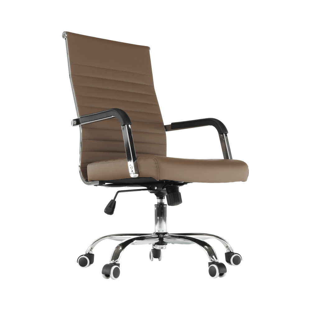 Scaun de birou, piele eco/metal — imaginea 2