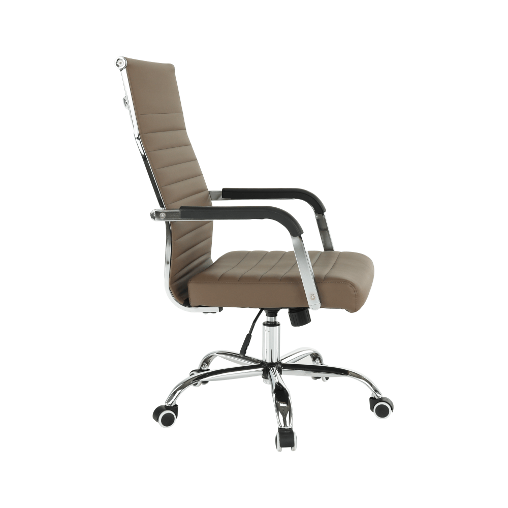 Scaun de birou, piele eco/metal — imaginea 4