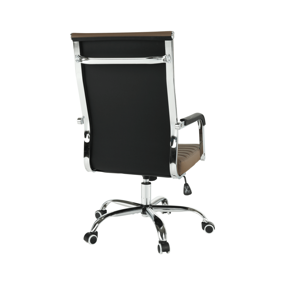 Scaun de birou, piele eco/metal — imaginea 6