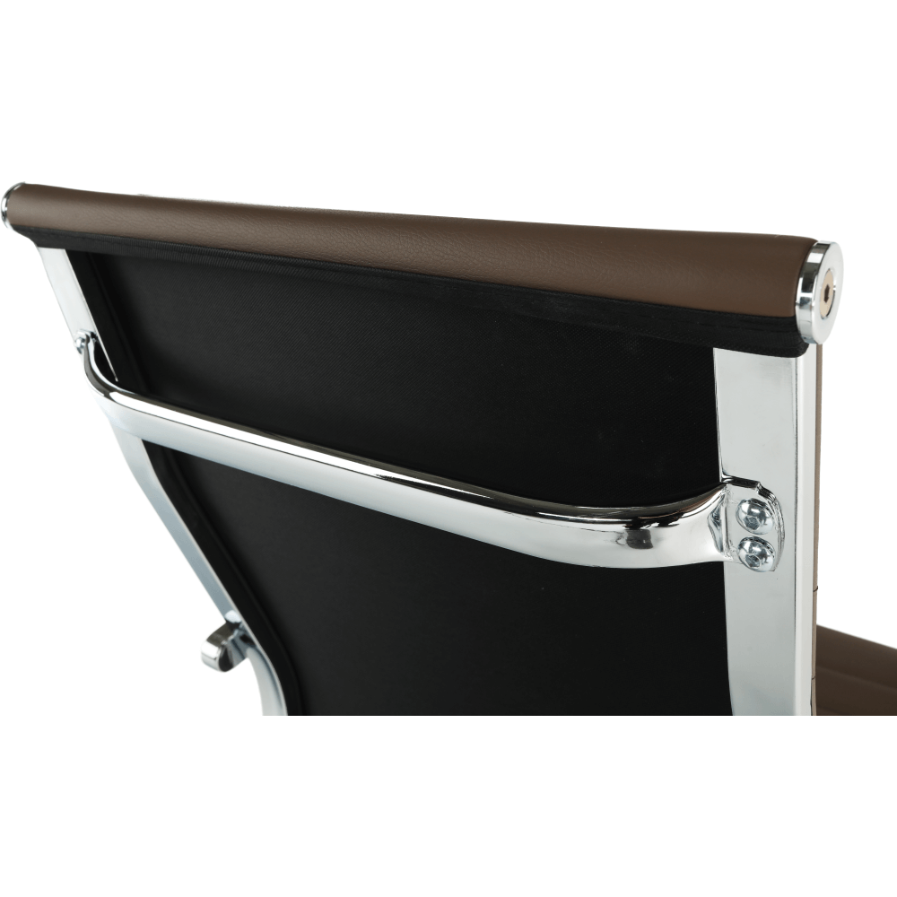 Scaun de birou, piele eco/metal — imaginea 8