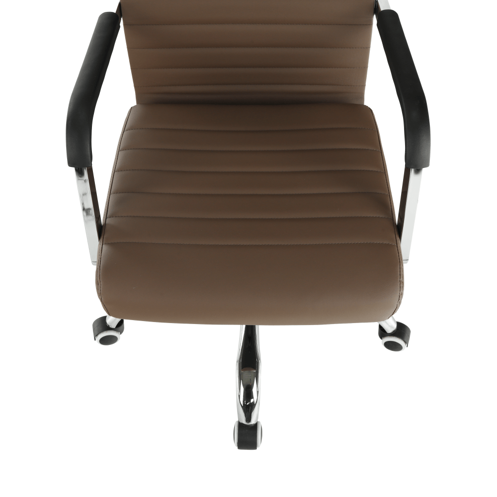 Scaun de birou, piele eco/metal — imaginea 9
