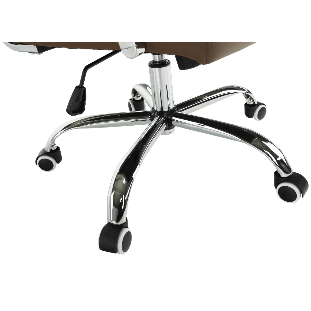 Scaun de birou, piele eco/metal — imaginea 11
