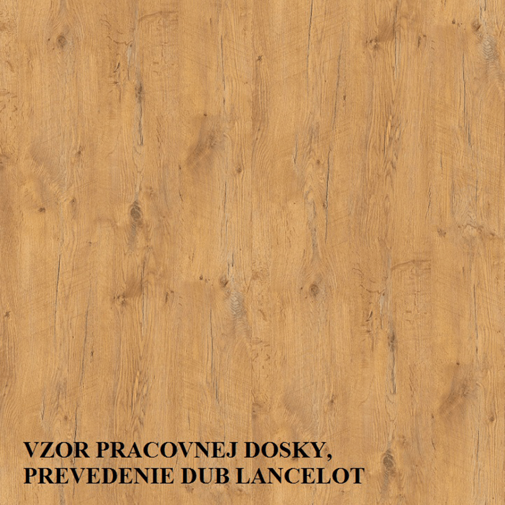 Cabinet superior, stejar Lancelot/alb extra lucios HG, VEGA 50 GU-36 1F — imaginea 11