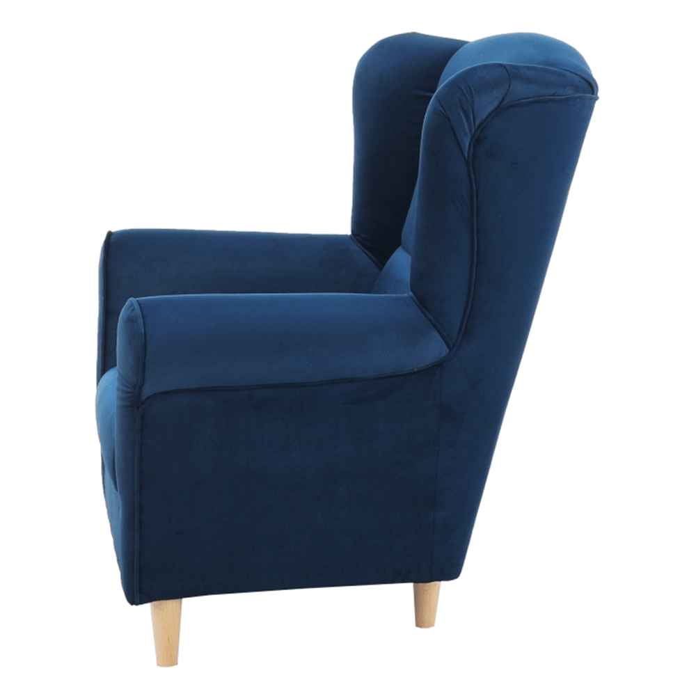 Fotoliu, material albastru, CHARLOT — imaginea 8