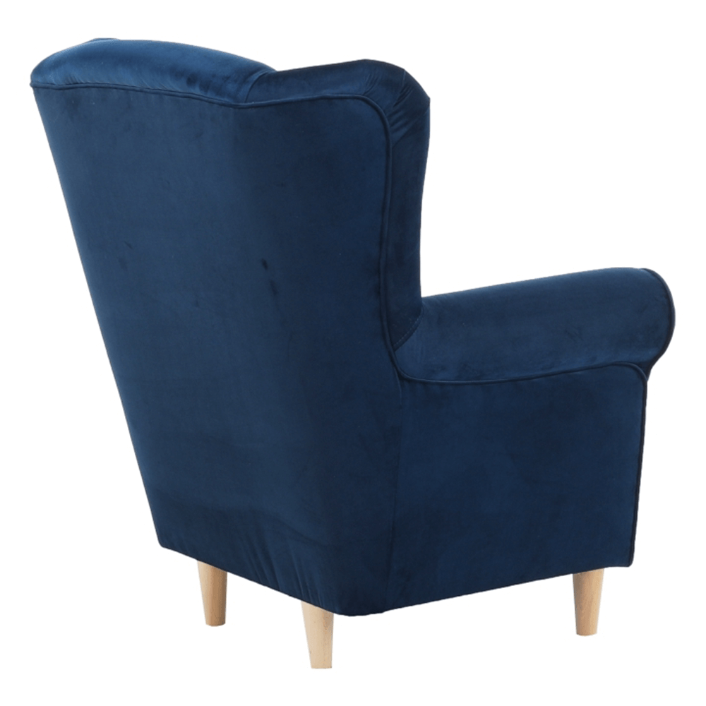 Fotoliu, material albastru, CHARLOT — imaginea 9