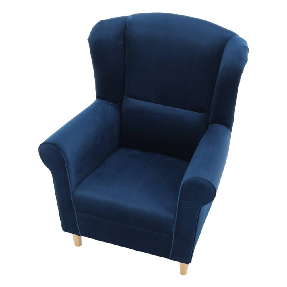 Fotoliu, material albastru, CHARLOT — imaginea 11