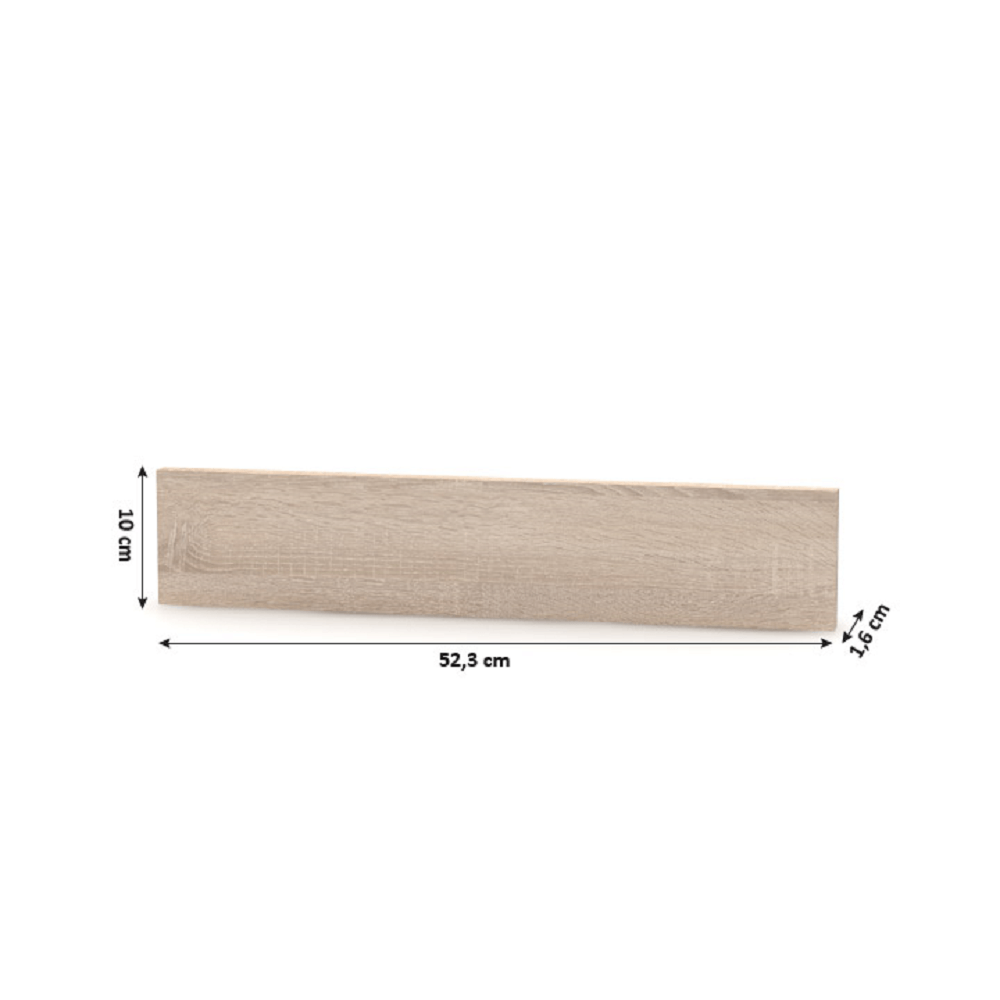Capat plinta laterala pentru dulapuri inalte , stejar sonoma, NOVA PLUS NOPL-062-01 — imaginea 2