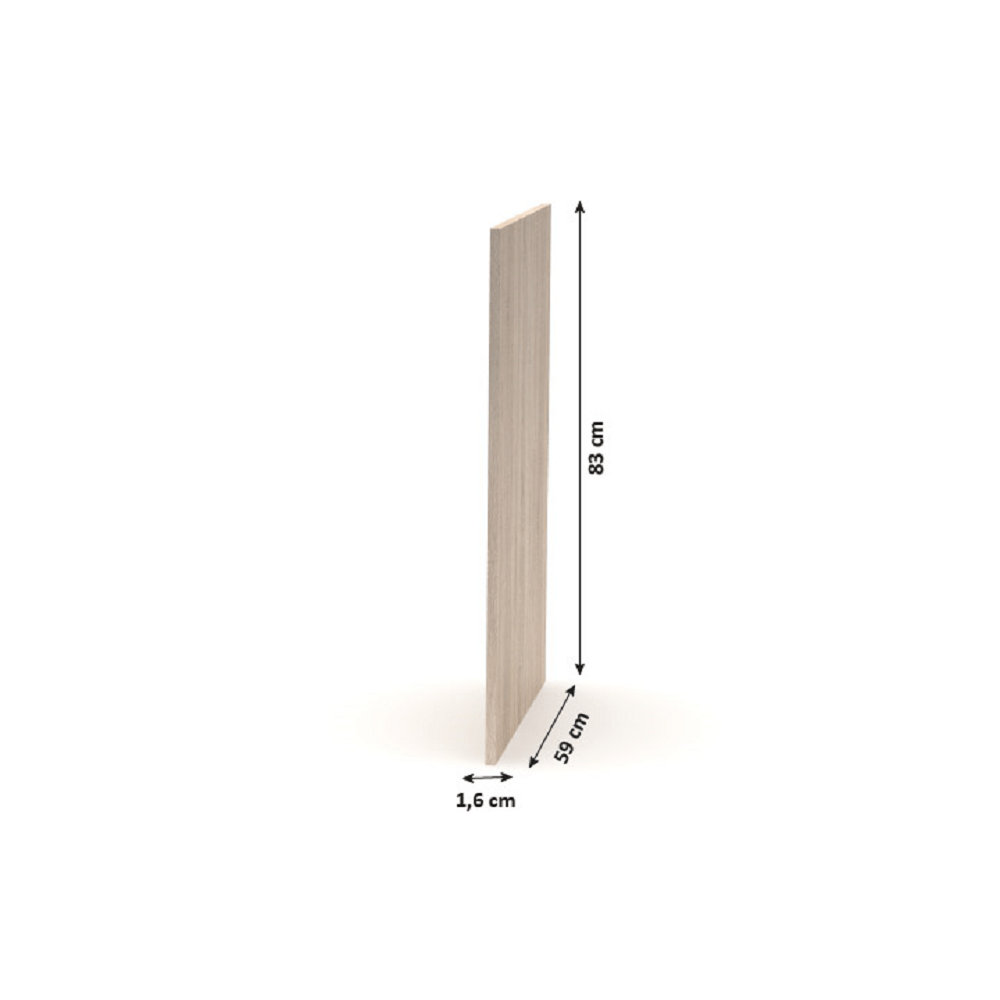 Placa de capat, stejar sonoma, NOVA PLUS NOPL-085-00 — imaginea 3