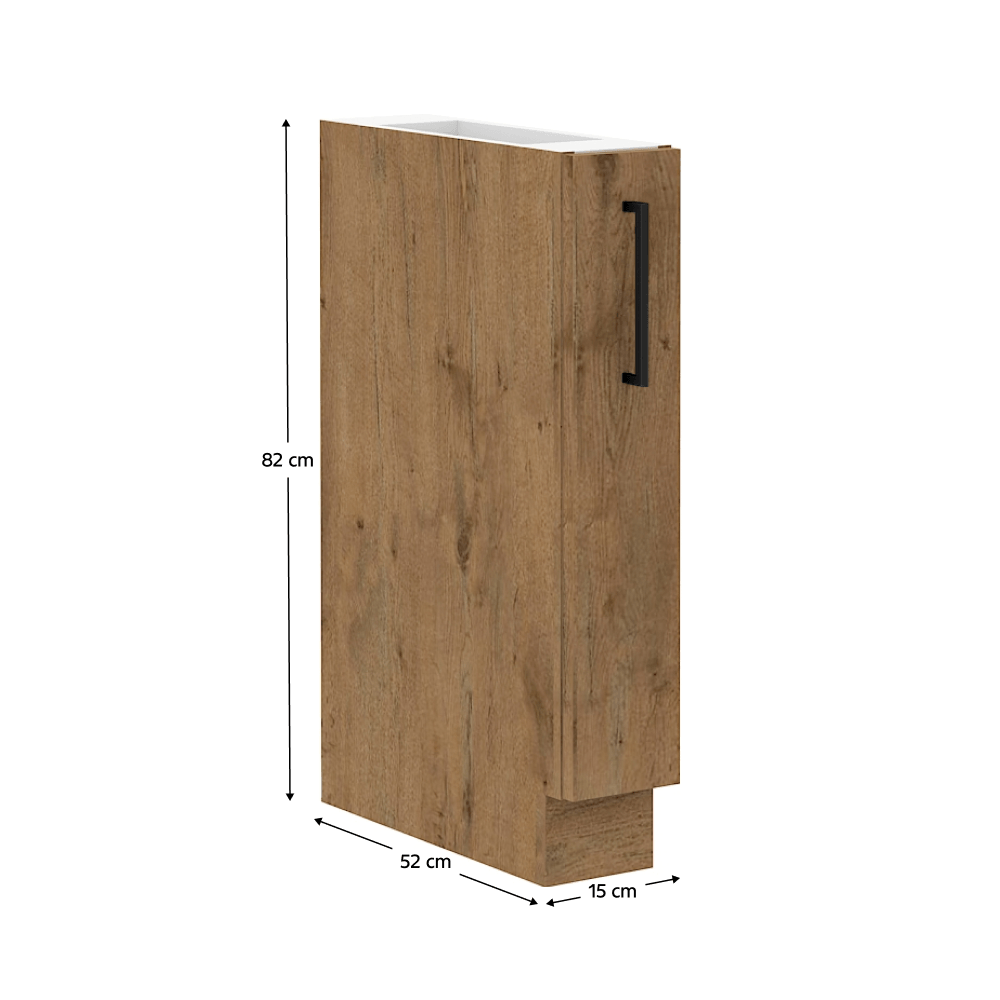 Cabinet inferior cu cos pull-out, stejar Lancelot, VEGA D15 CARGO BB — imaginea 11