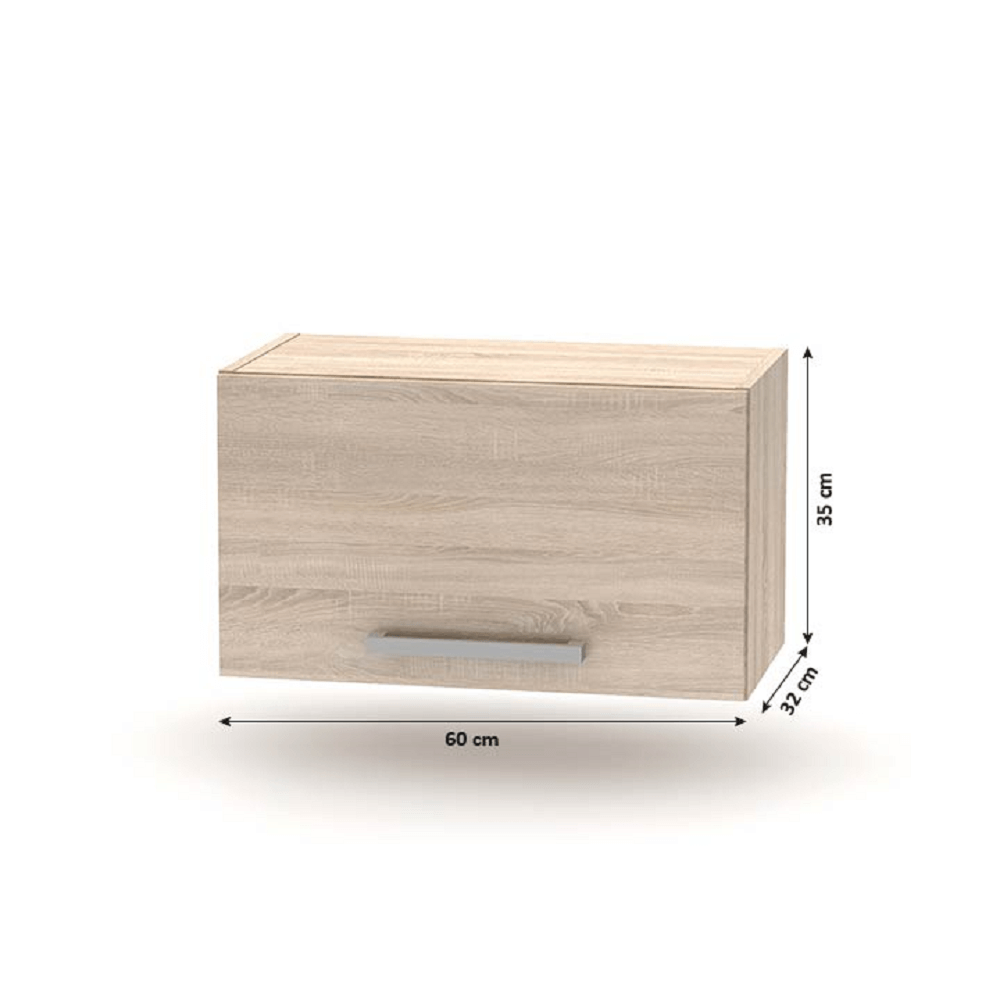 Dulap superior cu digestor 1DV, stejar sonoma — imaginea 2