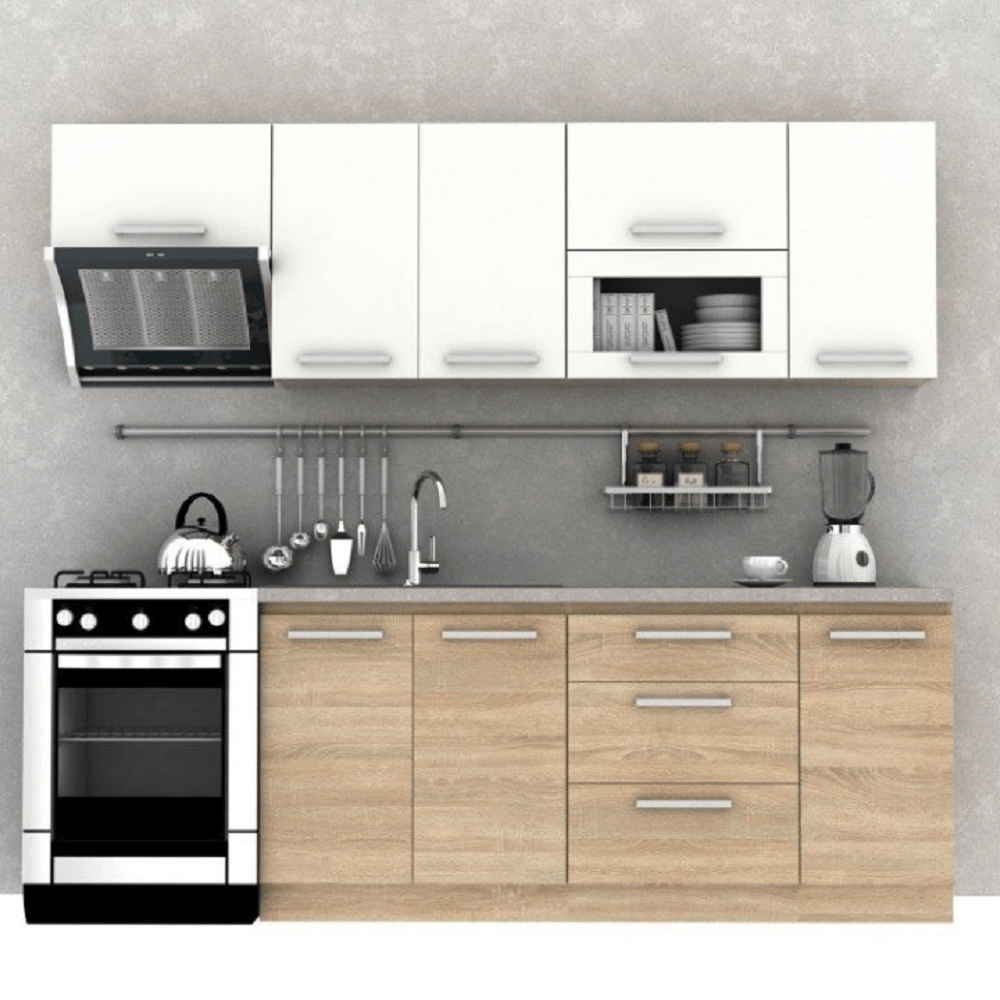 Cabinet superior 45 1DV, stejar sonoma — imaginea 3